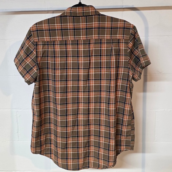 Y2K bkle Womens L Plaid Short Sleeve Button Up Shirt Casual Outdoor Streetwear - Picture 8 of 8